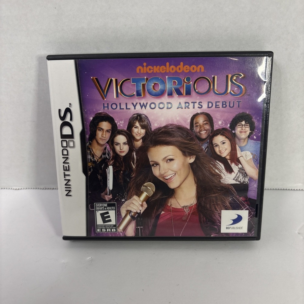 Victorious Hollywood Arts Debut Nintendo DS Nickelodeon CIB Complete with Manual